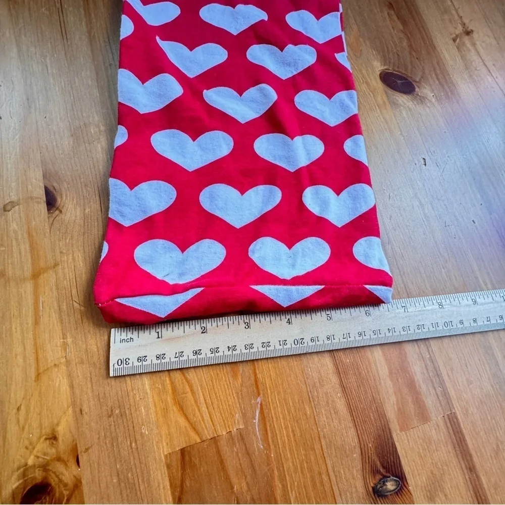 Heart printed scarf